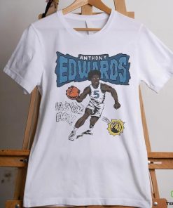 Anthony Edwards He’s On Fire Minnesota Timberwolves Comic Shirt