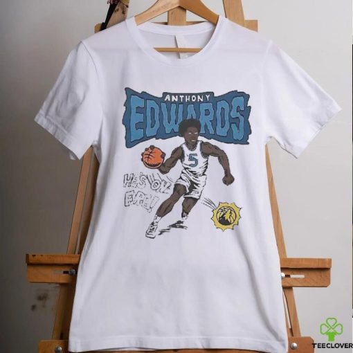 Anthony Edwards He’s On Fire Minnesota Timberwolves Comic Shirt