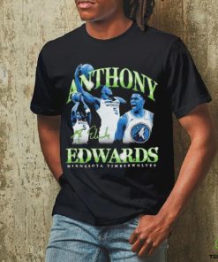 Anthony Edwards Minnesota Timberwolves Retro ’90s Signature Shirt