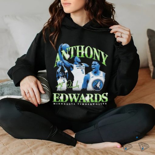 Anthony Edwards Minnesota Timberwolves Retro ’90s Signature Shirt