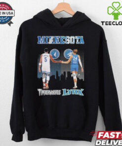Anthony Edwards Minnesota Timberwolves X Napheesa Collier Minnesota Lynx Signatures Shirt
