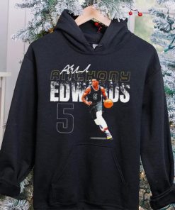 Anthony Edwards professional basketball player Minnesota Timberwolves number 5 signature shirt