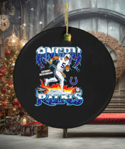 Anthony Richardson Indianapolis Colts Angry Runs Player Graphic ornament