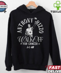 Anthony Rizzo walk off for cancer 2024 signature hoodie, sweater, longsleeve, shirt v-neck, t-shirt