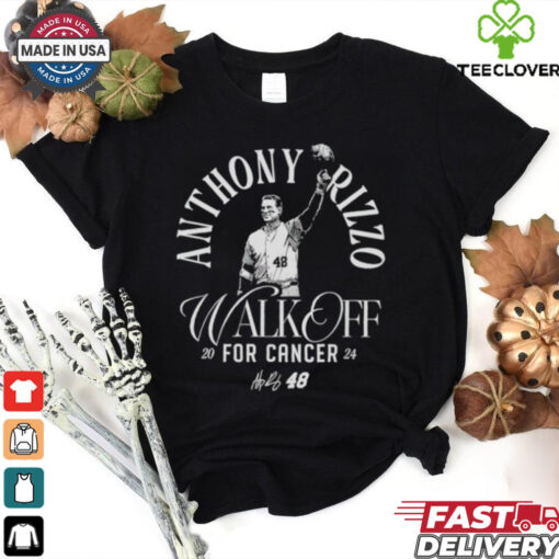 Anthony Rizzo walk off for cancer 2024 signature hoodie, sweater, longsleeve, shirt v-neck, t-shirt