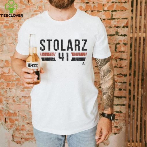 Anthony Stolarz Anaheim Font Shirt