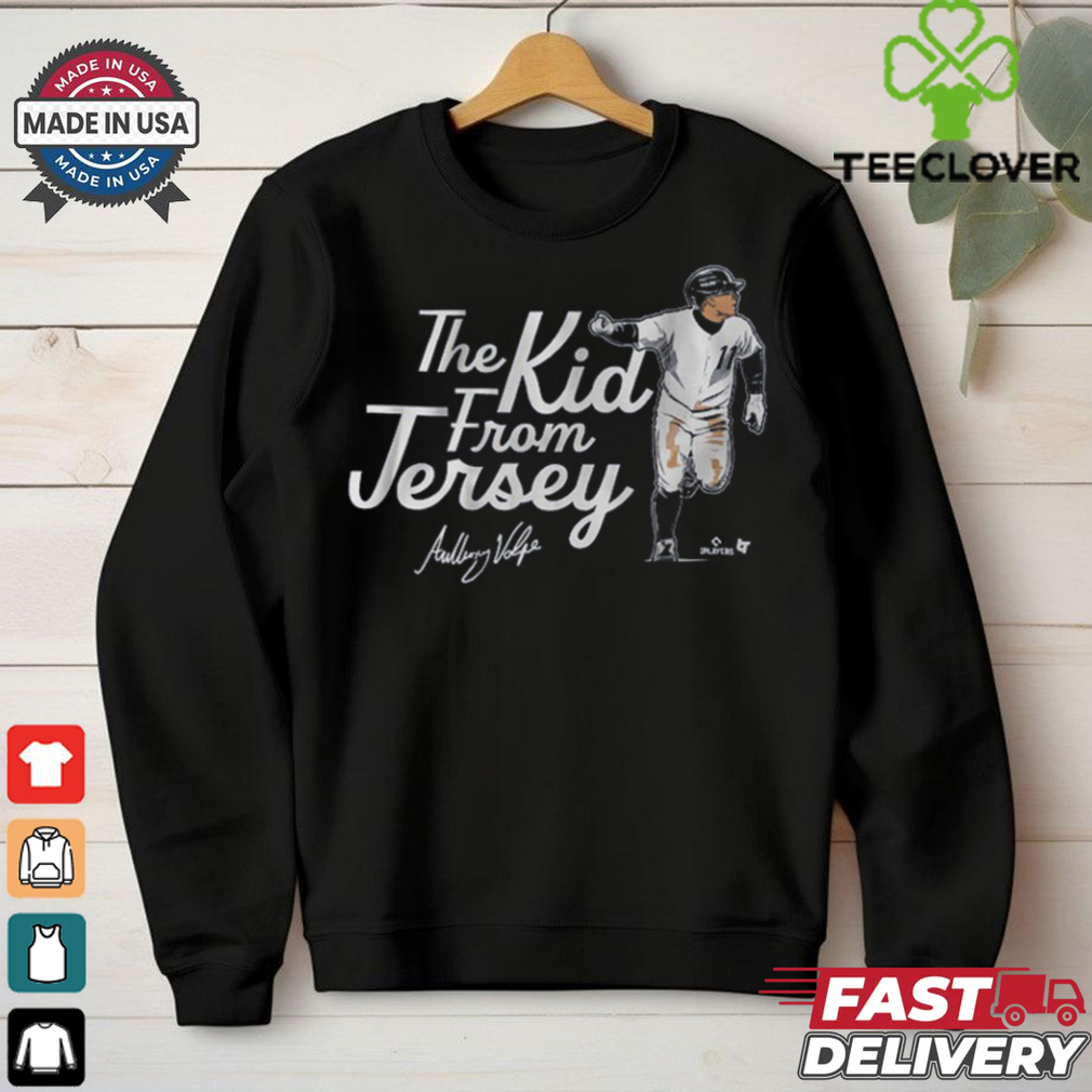 Anthony Volpe The Kid from Jersey T Shirt Anthony Volpe The Kid from Jersey T Shirt