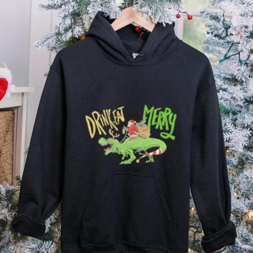 Anti Christmas Santa Claus Dinosaur Shirt