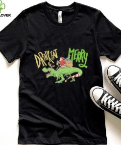 Anti Christmas Santa Claus Dinosaur Shirt