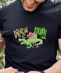 Anti Christmas Santa Claus Dinosaur Shirt