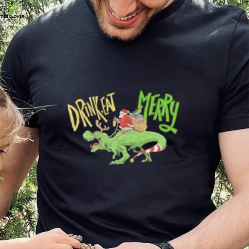 Anti Christmas Santa Claus Dinosaur Shirt