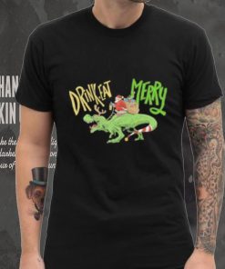 Anti Christmas Santa Claus Dinosaur Shirt