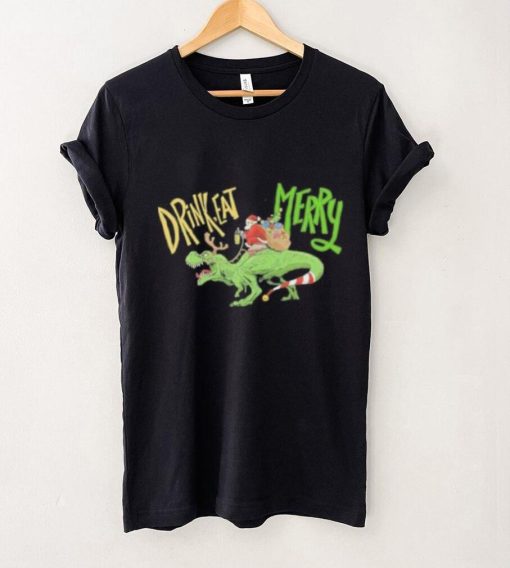 Anti Christmas Santa Claus Dinosaur Shirt