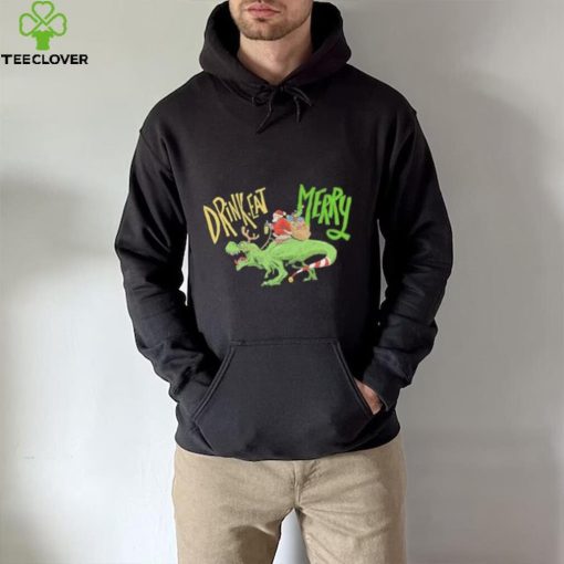 Anti Christmas Santa Claus Dinosaur Shirt