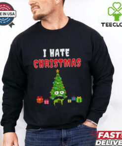 Anti Christmas Xmas I Hate Christmas T Shirt