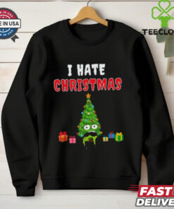 Anti Christmas Xmas I Hate Christmas T Shirt
