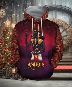 Anubis 3d All Over Print Hoodie