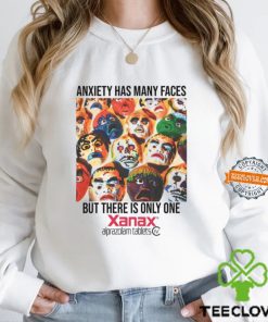 Anxiety Has Many Faces Xanax T Shirt