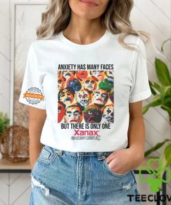 Anxiety Has Many Faces Xanax T Shirt