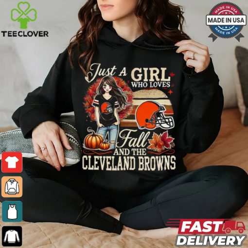 AnyConv.com__Just A Girl who loves fall and the Cleveland Browns 2024 shirt
