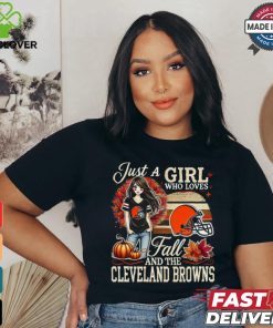 AnyConv.com__Just A Girl who loves fall and the Cleveland Browns 2024 shirt