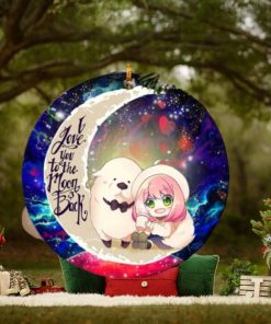 Anya Spy x Family Dog Love You To The Moon Galaxy Perfect Gift For Holiday Ornament