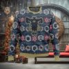 Guns N Roses Welcome To The Jingle Cross Holiday Logo Ugly Christmas Sweater