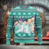 Acdc Blue Green Thanksgiving Women Mens Ugly Christmas Sweater