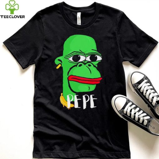 Ape Pepe pixel art shirt