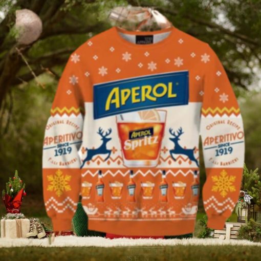 Aperol Spritz 3D Printed Christmas Sweater