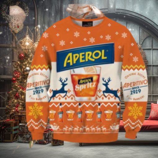 Aperol Spritz 3D Printed Christmas Sweater