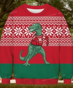 Apiidoo Dinosaur Ugly Sweater For Woman