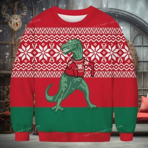 Apiidoo Dinosaur Ugly Sweater For Woman