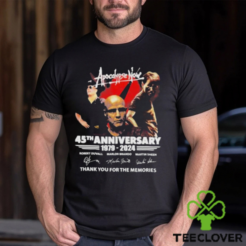 Apocalypse Now 45th Anniversary 1979 – 2024 Thank You For The Memories T Shirt