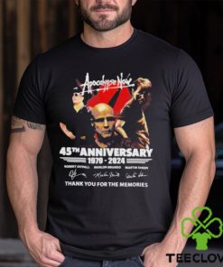 Apocalypse Now 45th Anniversary 1979 – 2024 Thank You For The Memories T Shirt