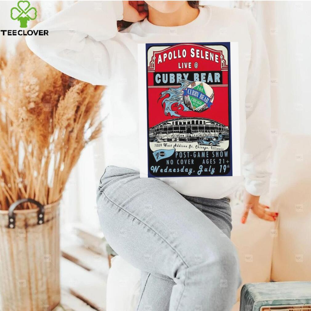 Apollo selene chicago Illinois 07 19 2023 event poster shirt Apollo selene chicago Illinois 07 19 2023 event poster shirt