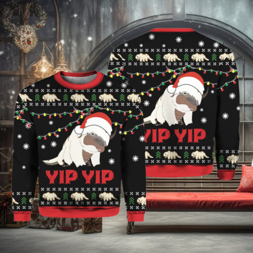 Appa Sky Bison yip yip Ugly Christmas Sweater