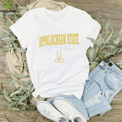 Appalachian State Mountaineers Champion Football Jersey T Shirt   Black
