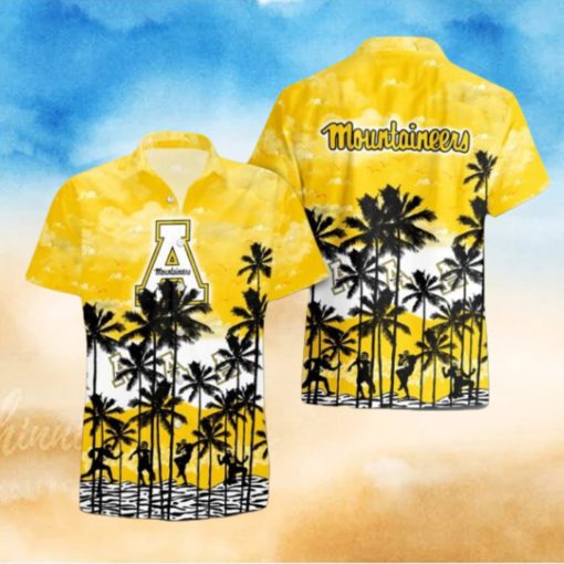 Appalachian State Mountaineers Palms Tree Hawaiian Shirt
