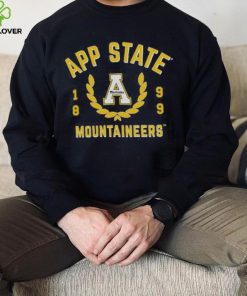 Appalachian State Mountaineers Uscape Apparel Laurels Fleece Crop Shirt