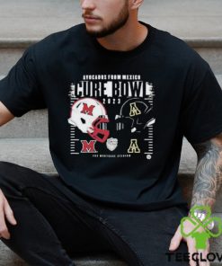 Appalachian State Mountaineers vs Miami RedHawks Helmet Avocados From Mexico Cure Bowl 2023 Logo T Shirt