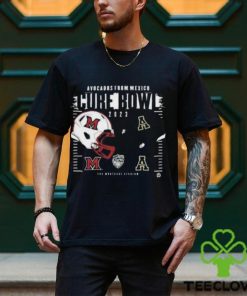 Appalachian State Mountaineers vs Miami RedHawks Helmet Avocados from Mexico 2023 Cure Bowl Classic T Shirt