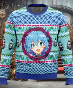 Aqua KonoSuba Ugly Christmas Sweater