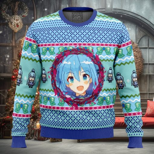 Aqua KonoSuba Ugly Christmas Sweater