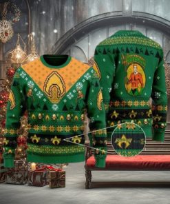 Aquaman Dc Ugly Sweater Christmas Party