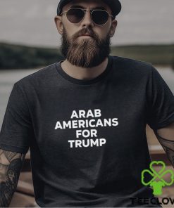 Arab Americans For Trump shirt