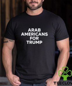 Arab Americans For Trump shirt