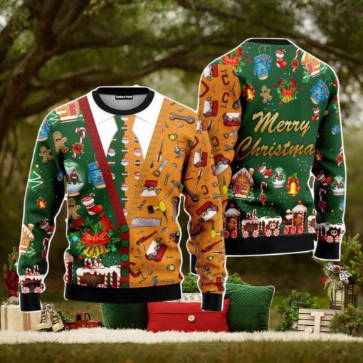 Arborist Merry Christmas Unisex Ugly Sweater