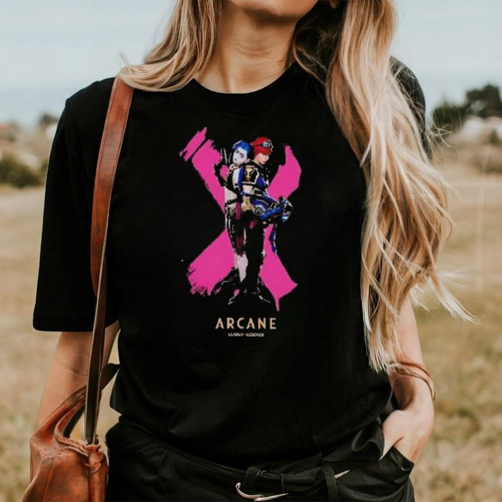 Arcane League Legends Jinx And Vi Shirt Arcane League Legends Jinx And Vi Shirt