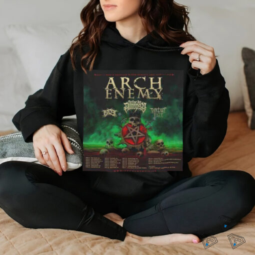 Arch Enemy North American Blood Dynasty Tour 2025 Tour Dates Fan Gifts Classic T Shirt